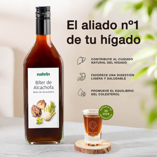 Biter de alcachofa para la digestión