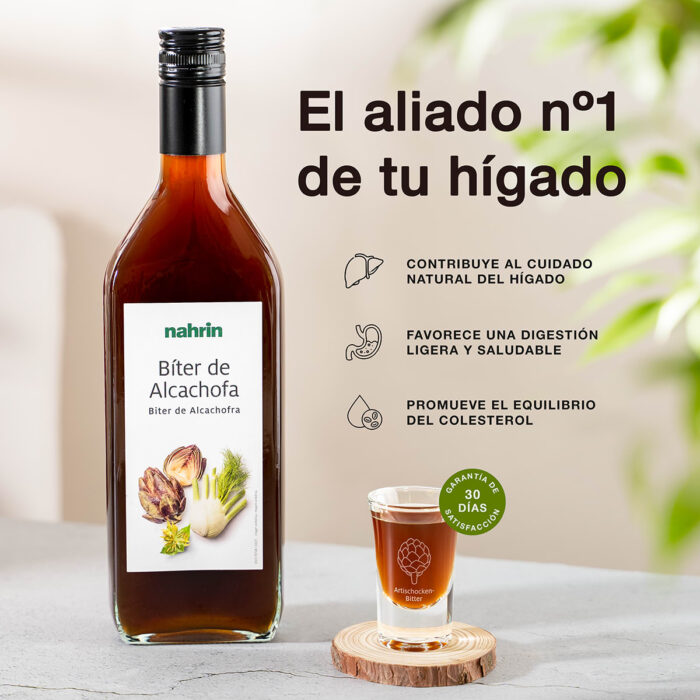 Biter de alcachofa para la digestión