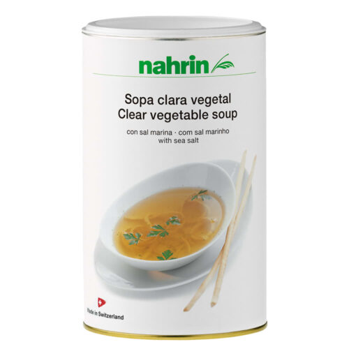 Sopa clara vegetal sin grasa